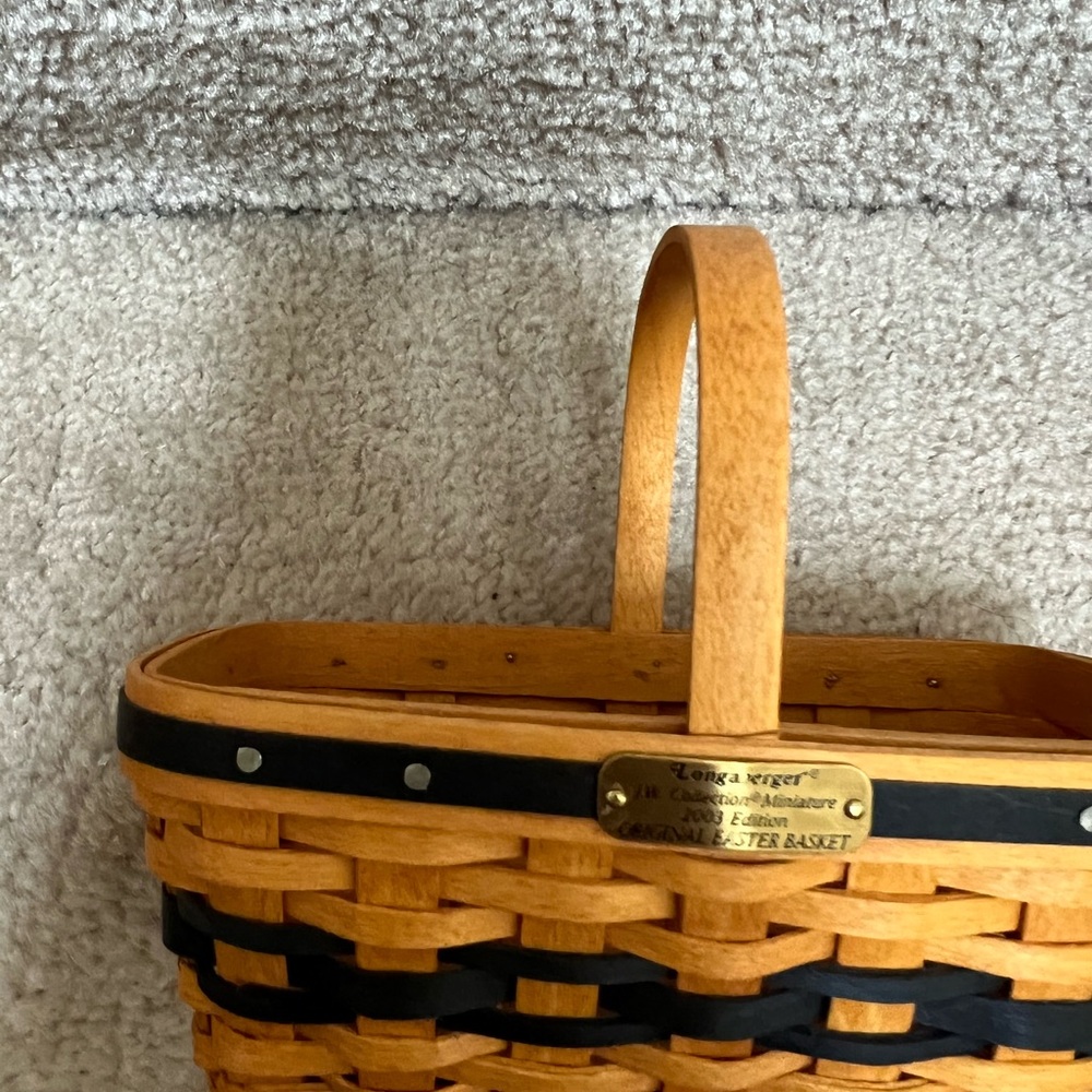 JW Miniature Collector’s Club Longaberger Basket